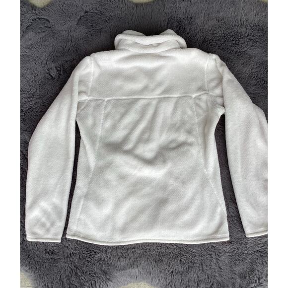 Patagonia Womens Re-Tool Snap-T Fleece Pullover Sweater Jacket White Cream Small - Picture 8 of 8